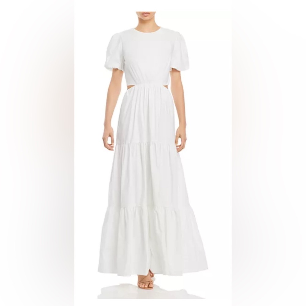 WAYF White Maxi Dress